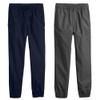 2-Pack Boy's Slim Fitting Cotton Stretch Classic Twill Joggers view 1