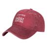 Funny Cap I'd Rather Be Ghost Hunting Hat for Men Baseball Cap Vintage Hats Red view 2