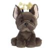 Aurora Festive Holiday Holiday Cheer Jody French Bulldog Stuffed Animal - Seasonal Cheer - Heartwarming Gifts - Black 11 Inches view 1