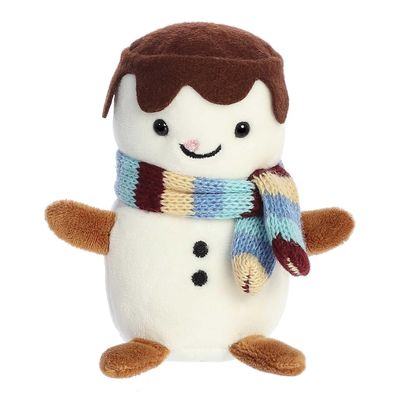 Aurora Festive Holiday Land of Lils Lil' SMO Stuffed Animal - Seasonal Cheer - Heartwarming Gifts - White 5 Inches