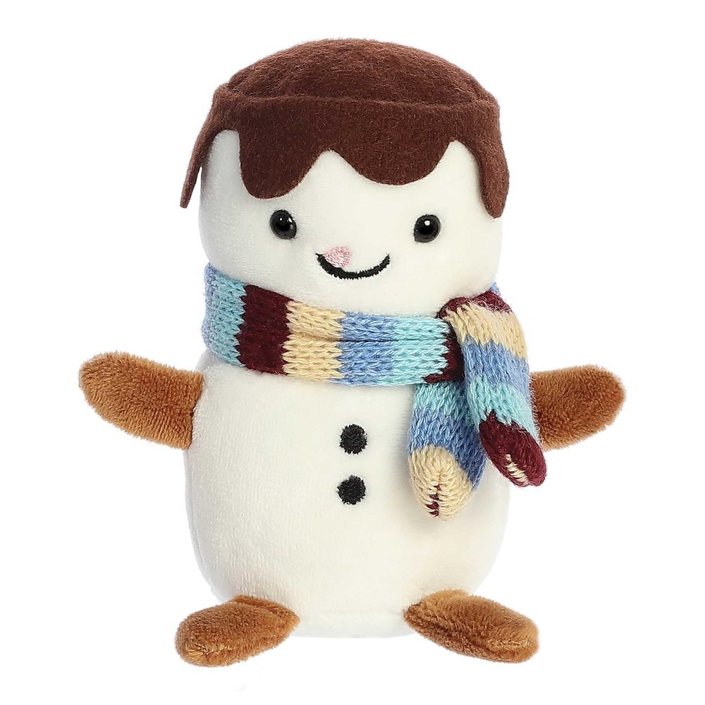Aurora Festive Holiday Land of Lils Lil' SMO Stuffed Animal - Seasonal Cheer - Heartwarming Gifts - White 5 Inches
