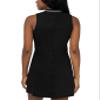 90 Degree By Reflex V-Neck Vest Slit Dress with Contrast Stripe - Black - Small view 3