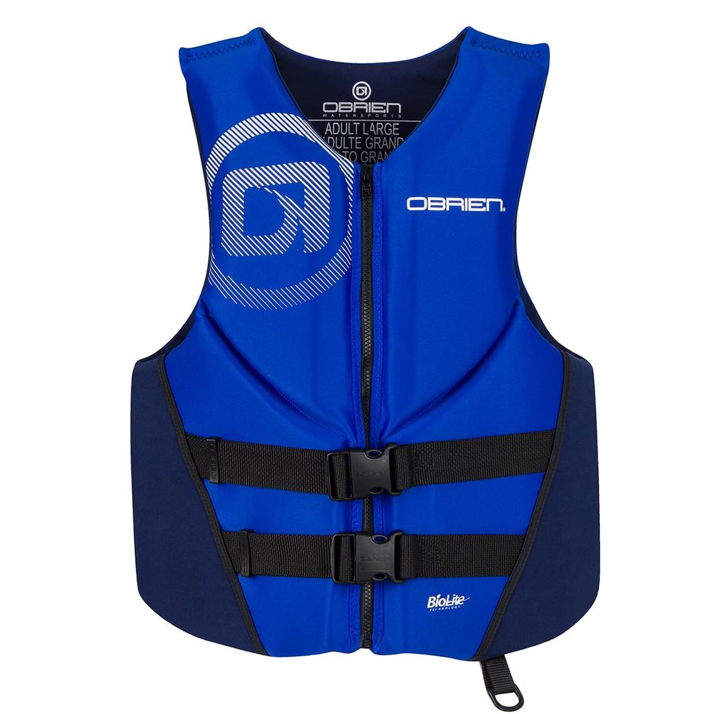 O'Brien Men's Traditional Neoprene USCGA Life Jacket, Blue, Small