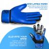 SPORIA Youth Goalie Gloves (Fluorescent Blue, 4) view 2