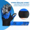 SPORIA Youth Goalie Gloves (Fluorescent Blue, 4) view 4