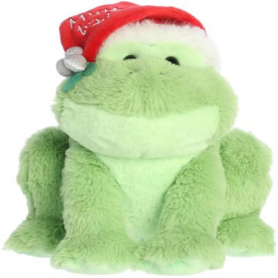Aurora Witty JUST Sayin' Mistle-Toad Stuffed Animal - Expressive Characters - Quirky Gift Ideas - Green 8 Inches