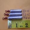 8 PCS. BOTTOM BOUNCER PENCIL SINKER 3/8 OZ. W/#7 RED BARREL SWIVEL for Toothy Critters, Rigging Baits and Lures for Saltwater & Freshwater. view 2
