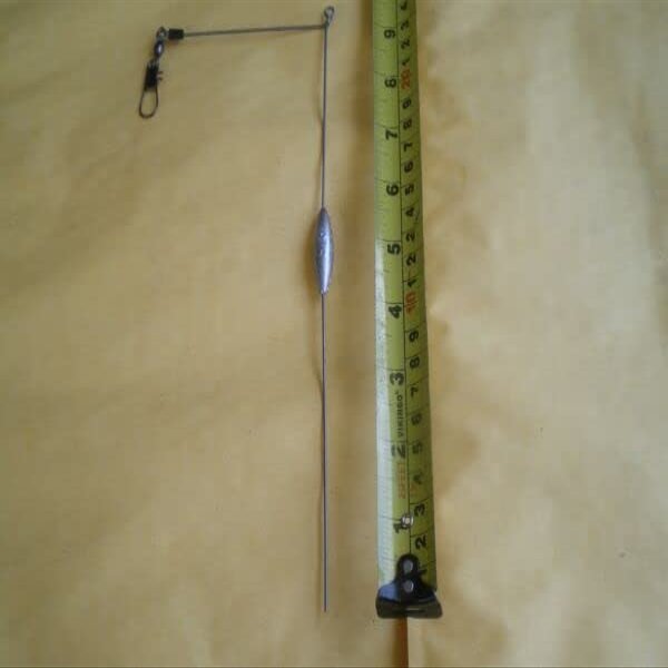 10 PCS BOTTOM BOUNCER SINKER 5/8 OZ. W/S.STEEL WIRE .051X9-1/2" LEG X 3-1/2" ARM for Toothy Critters, Rigging Baits and Lures for Saltwater & Freshwater.