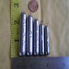 10 BOTTOM BOUNCER PENCIL SINKER 3/4,1,1-1/2,2,2-1/2 OZ/2ea. BRASS EYE/SHORT&WIDE for Toothy Critters, Rigging Baits and Lures for Saltwater & Freshwater. view 1