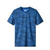 Short Sets for Men 2 Piece Casual Summer Outfits Running Gym Workout Sets Short Sleeve Tee Shirts Big and Tall Shorts Blue view 3
