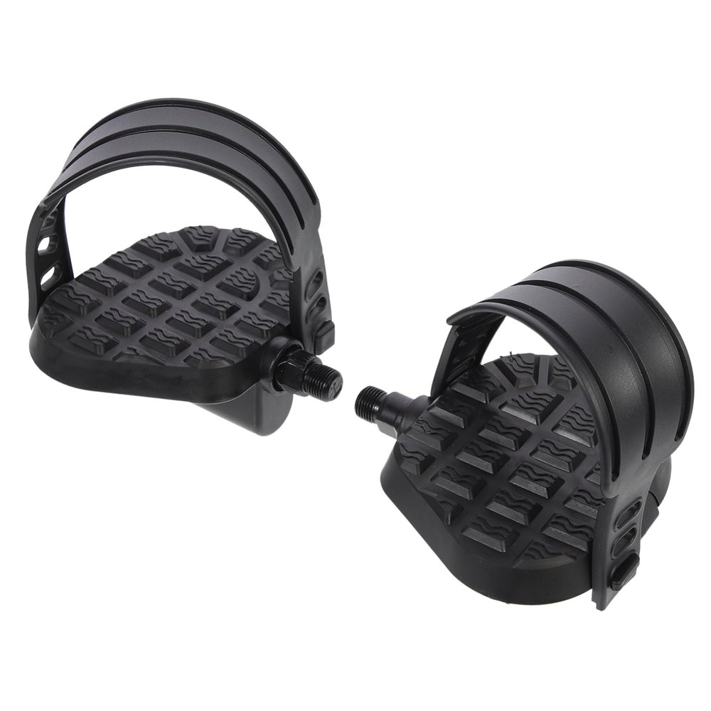 Door Cycling Bike Pedals Non-Slip and Sturdy Platform Pedals Exercise Bike Set