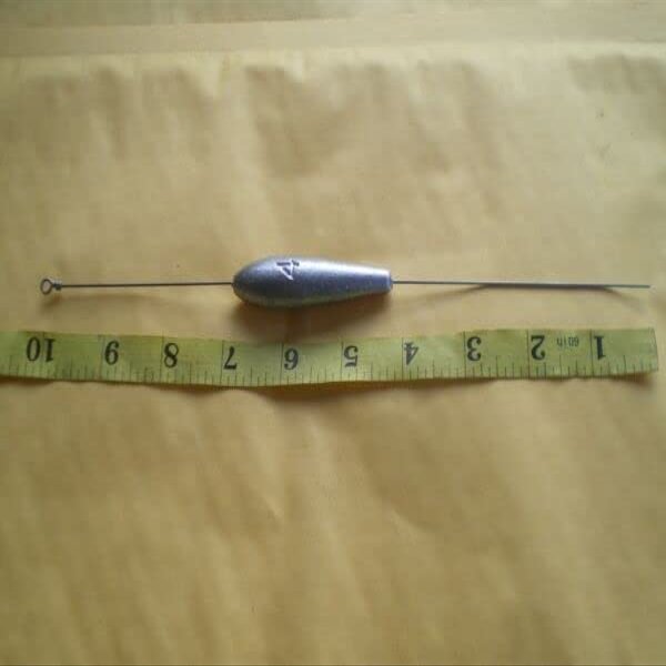 10 PCS. STRAIGHT DOWN BOTTOM BOUNCER SINKER 4, OZ. S.S. WIRE .045 X 10" for Toothy Critters, Rigging Baits and Lures for Saltwater & Freshwater.