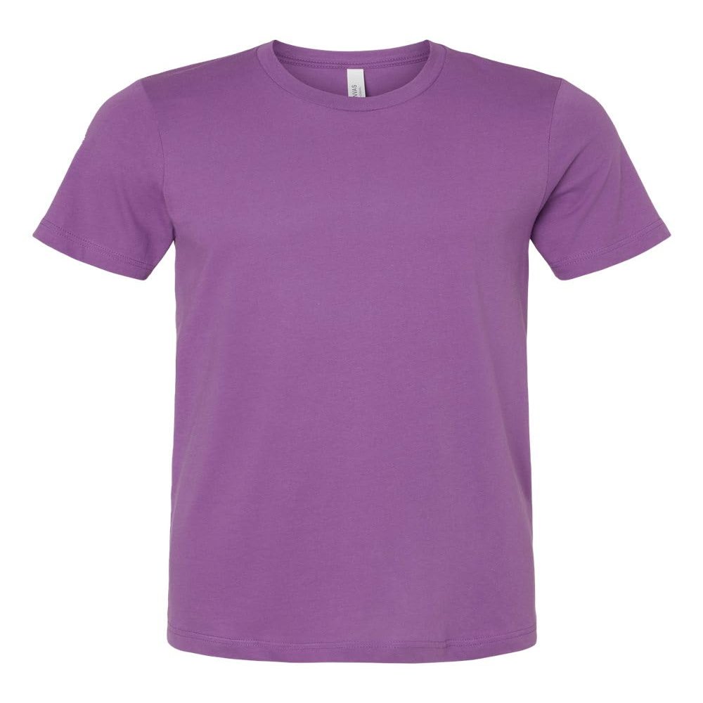 Bella Canvas Mens Jersey Tee, M, Royal Purple