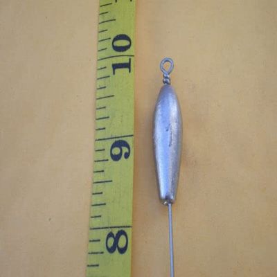 10 PCS. NO SNAG BOTTOM BOUNCER/TROLLING SINKER 1 OZ. S. STEEL WIRE .045X10" for Toothy Critters, Rigging Baits and Lures for Saltwater & Freshwater.