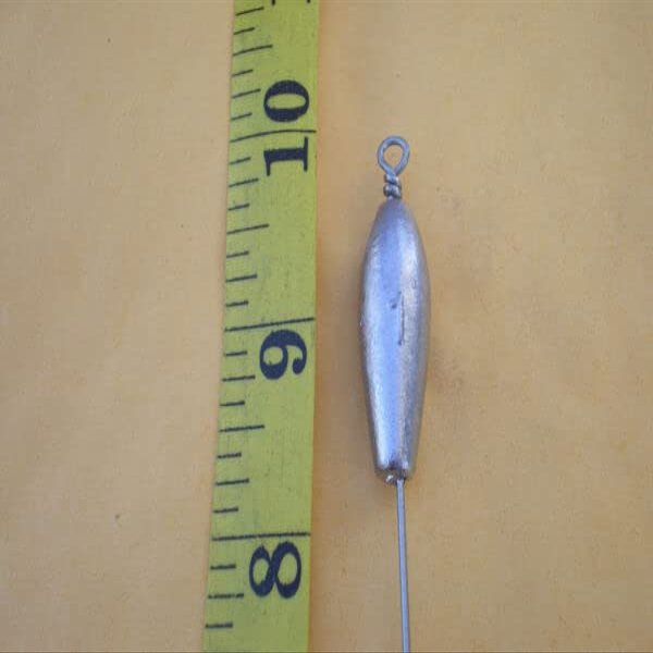 10 PCS. NO SNAG BOTTOM BOUNCER/TROLLING SINKER 1 OZ. S. STEEL WIRE .045X10" for Toothy Critters, Rigging Baits and Lures for Saltwater & Freshwater.