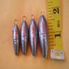 8 PCS. BOTTOM BOUNCER TROLLING SINKER W/BRASS EYE 1-1/2,1,3/4,1/2 OZ. 2 EACH. for Toothy Critters, Rigging Baits and Lures for Saltwater & Freshwater. view 1