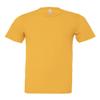 Bella Canvas Mens CVC Jersey Tee, S, Heather Yellow Gold view 1