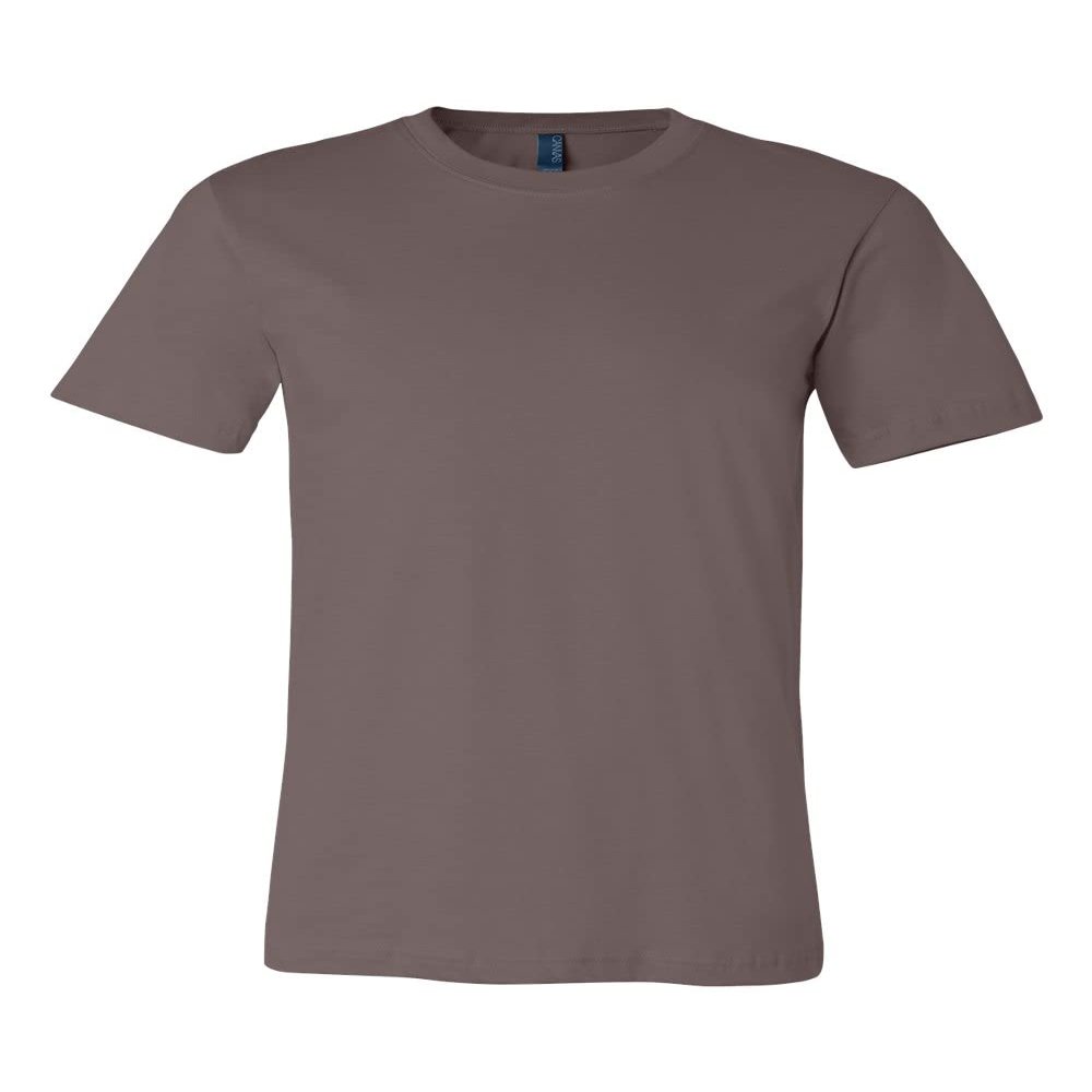 Bella Canvas Mens Jersey Tee, 4XL, Pebble Brown