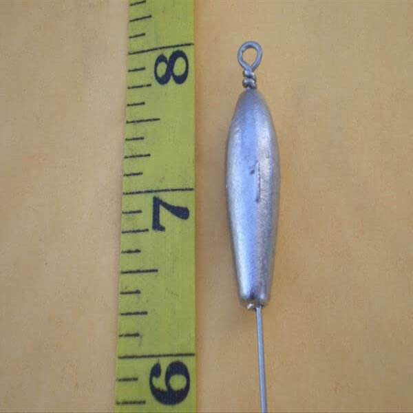 15 PCS. NO SNAG BOTTOM BOUNCER/TROLLING SINKER 1 OZ. S. STEEL WIRE .045 X 8" for Toothy Critters, Rigging Baits and Lures for Saltwater & Freshwater.