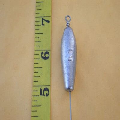15 PCS. NO SNAG BOTTOM BOUNCER/TROLLING SINKER 2 OZ. S. STEEL WIRE .045 X 7" for Toothy Critters, Rigging Baits and Lures for Saltwater & Freshwater.
