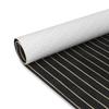 90cmx240cmx6mm Black with Yellow Line EVA Foam Marine Flooring Faux Teak Boat Decking Sheet view 4