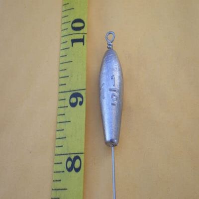5 PCS. NO SNAG BOTTOM BOUNCER, TROLLING SINKER 1-1/2 OZ. S.S. WIRE .045 X 10" for Toothy Critters, Rigging Baits and Lures for Saltwater & Freshwater.