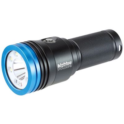 Bigblue VTL 4200 Lumen Wide Beam w/Blue Light Mode + 1200 Lumen Spot Beam - Black