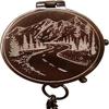 Vintage Brass Compass with Leather Carry Case Collectible Compass Nautical Unique Gift for Adventure Hiking Campaign Travel Tool view 4