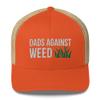 CreativeTees4You Dads Against Weed - Trucker Hat Mesh, Lawn Mowing Gift, Lawn Mower, Lawn Care Gifts, Gardening, Gardener view 1