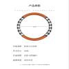 FUERU Car Steering Wheel Cover Set Universal Car Steering Wheel Cover Carbon Fiber Comfortable Anti-Friction Fashion Car Interior (Color : 2#) view 2