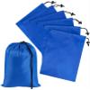 PALTERWEAR Drawstring Bag with Toggle - Nylon Cinch and Ditty Pouch Six-Pack (Blue, 8 x 11 Inch, Set of 6) view 1