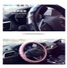 FUERU Car Steering Wheel Cover Set Car Steering Wheel Cover 14.5-15 Inches Genuine Leather Fluorescent Wave Fashion Car Interior (Color : 5#) view 2