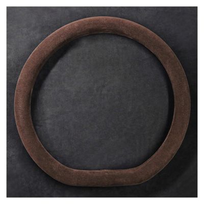 FUERU Car Steering Wheel Cover Set Car Steering Wheel Cover D Type Genuine Leather Grip Comfortable Exquisite Car Interior (Color : 3#)