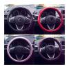 FUERU Car Steering Wheel Cover Set Universal Car Steering Wheel Cover Genuine Leather Comfortable Touch Creative Car Interior (Color : 1#) view 3
