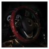 FUERU Car Steering Wheel Cover Set Car Steering Wheel Cover 14.5-15 Inches Carbon Fiber Crystal Flash Diamond Fashion Car Interior (Color : 3#) view 1