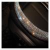 FUERU Car Steering Wheel Cover Set Car Steering Wheel Cover 14.5-15 Inches Carbon Fiber Crystal Flash Diamond Fashion Car Interior (Color : 3#) view 3