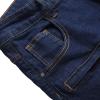 Men Mesh Shorts Men Jean Shorts Comfort Flex Stretch Ripped Denim Shorts Summer Casual Fashion Micro Elastic Zipper Open Shorts Ripped Jean Shorts Stretch Dark Blue M view 2