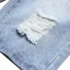 12 Inch Inseam Mens Shorts Men's Jean Shorts Distressed Straight Fit Ripped Denim Shorts With Broken Hole Causal Summer Work Linen Shorts Mens Jeans Shorts Size 40 Light Blue 5X view 4