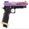 Lancer Tactical Airsoft Pistol STRYK Hi-Capa 5.1/4.3 Full Metal Gas Blowback 330 FPS (Regular, Purple & Gold, Hi-Capa 5.1) view 1