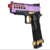 Lancer Tactical Airsoft Pistol STRYK Hi-Capa 5.1/4.3 Full Metal Gas Blowback 330 FPS (Regular, Purple & Gold, Hi-Capa 5.1) view 3