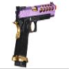 Lancer Tactical Airsoft Pistol STRYK Hi-Capa 5.1/4.3 Full Metal Gas Blowback 330 FPS (Regular, Purple & Gold, Hi-Capa 5.1) view 4