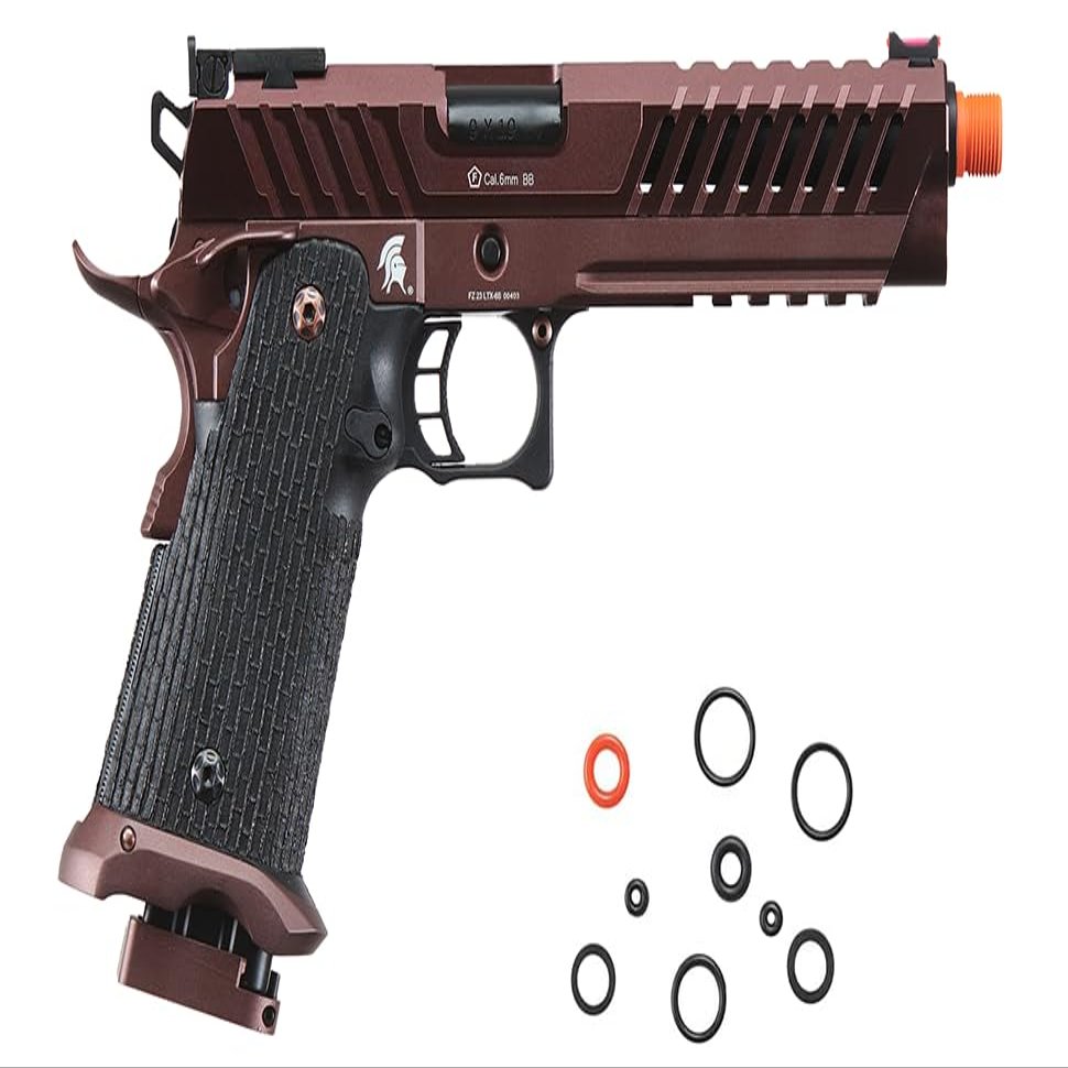 Lancer Tactical Knightshade Hi-Capa Gas Blowback Full Steel Airsoft Pistol