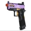 Lancer Tactical Airsoft Pistol STRYK Hi-Capa 5.1/4.3 Full Metal Gas Blowback 330 FPS (W/Red Dot Mount, Purple & Gold, Hi-Capa 4.3) view 4