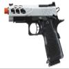 Lancer Tactical Airsoft Pistol STRYK Hi-Capa 5.1/4.3 Full Metal Gas Blowback 330 FPS (Regular, Silver, Hi-Capa 4.3) view 2