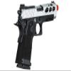 Lancer Tactical Airsoft Pistol STRYK Hi-Capa 5.1/4.3 Full Metal Gas Blowback 330 FPS (Regular, Silver, Hi-Capa 4.3) view 4