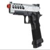 Lancer Tactical Airsoft Pistol STRYK Hi-Capa 5.1/4.3 Full Metal Gas Blowback 330 FPS (Regular, Silver, Hi-Capa 5.1) view 3