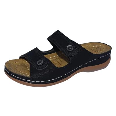 HINDOLA Orthopedic Sandals for Women Anti Slip Breathable with Arch Support Sandals Women Walking Open Toe Slippers Slip On Flip Flops