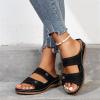 HINDOLA Orthopedic Sandals for Women Anti Slip Breathable with Arch Support Sandals Women Walking Open Toe Slippers Slip On Flip Flops view 4