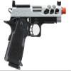Lancer Tactical Airsoft Pistol STRYK Hi-Capa 5.1/4.3 Full Metal Gas Blowback 330 FPS (W/Red Dot Mount, Silver, Hi-Capa 4.3) view 1