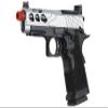 Lancer Tactical Airsoft Pistol STRYK Hi-Capa 5.1/4.3 Full Metal Gas Blowback 330 FPS (W/Red Dot Mount, Silver, Hi-Capa 4.3) view 3